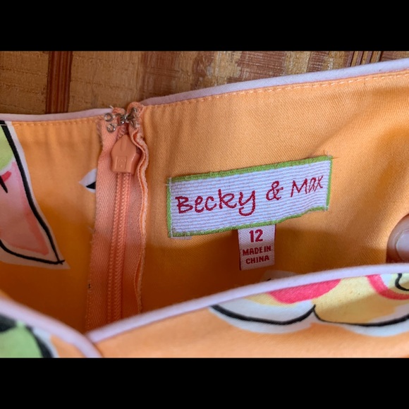 Becky & Max Bright Butterfly Spaghetti Strap Dress - Picture 7 of 11